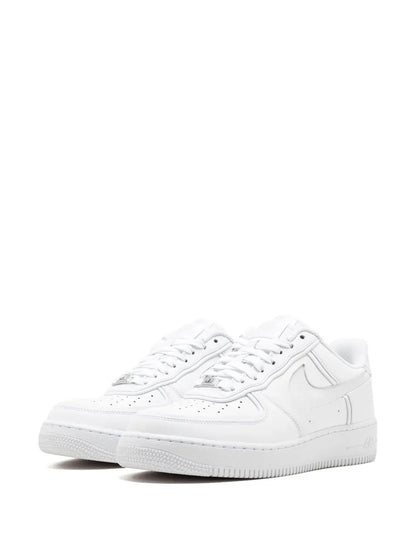 X John Elliott Air Force 1 Triple White Sneakers