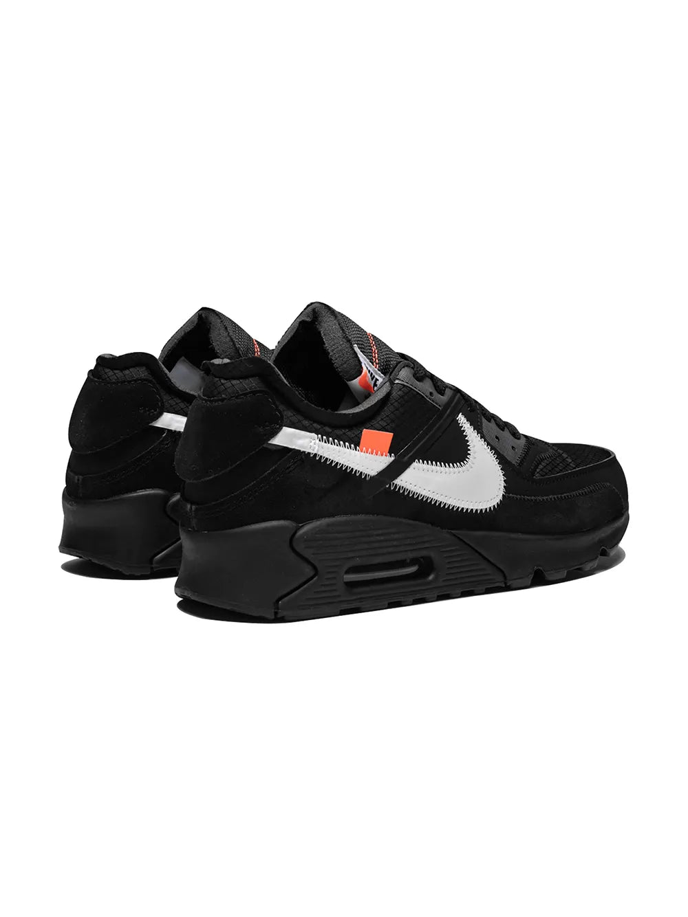 X Off-White The 10: Air Max 90 Black Sneakers