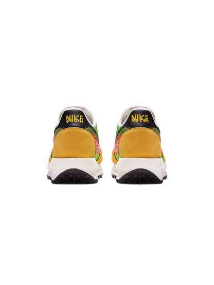 X Sacai Ldwaffle Green Gusto Sneakers