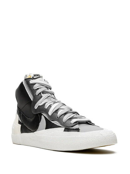 X Sacai Blazer Mid Black/Grey Sneakers