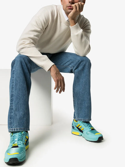 Zx 8000 Two-Tone Suede Sneakers