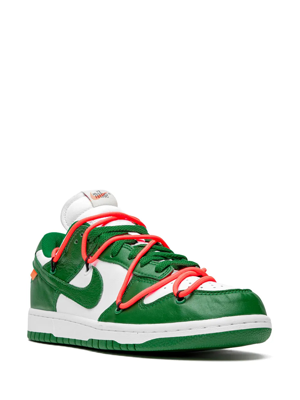 X Off-White Dunk Low Pine Green Sneakers