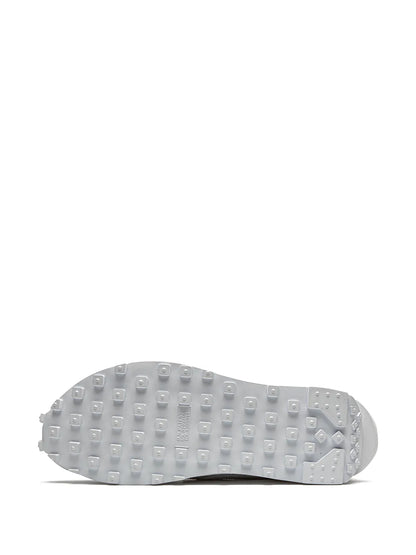 X Sacai Ldwaffle White Nylon Sneakers