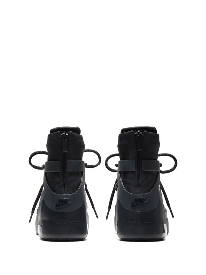 X Fear Of God Air 1 Triple Black Sneakers
