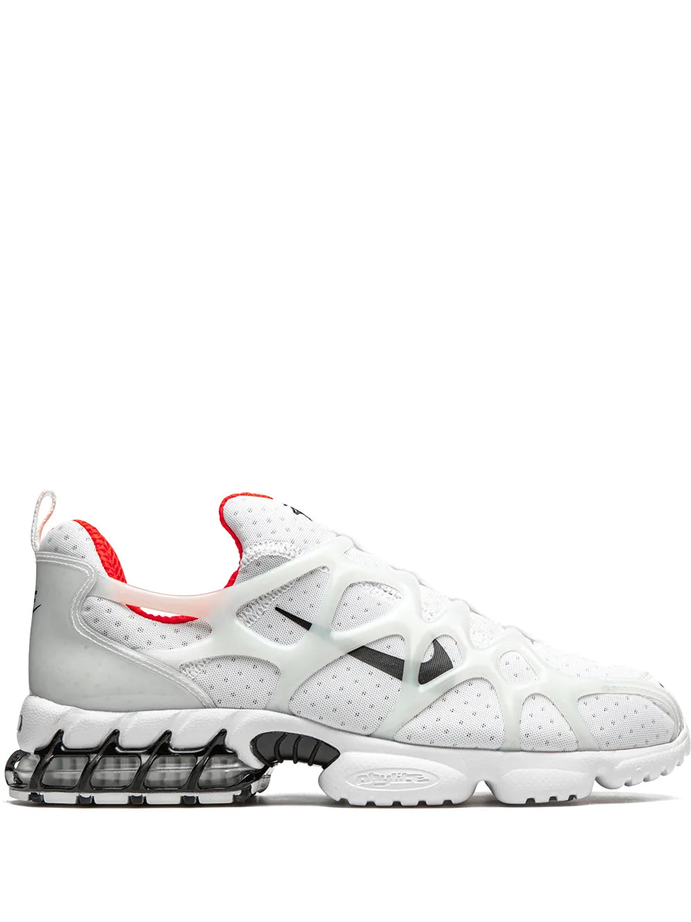 X Stussy Air Zoom Spiridon Kukini Habanero Red Sneakers