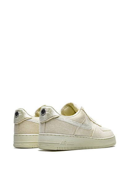 X Stussy Air Force 1 Low Fossil Sneakers
