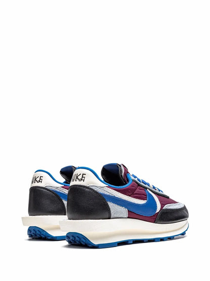 X Sacai X Undercover Ldwaffle Night Maroon Sneakers