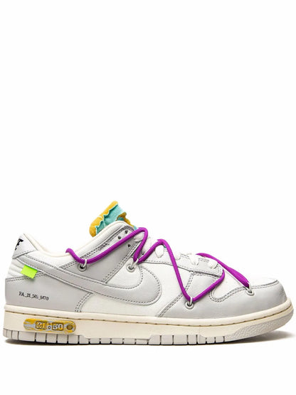 X Off-White Dunk Low Lot 21 Sneakers