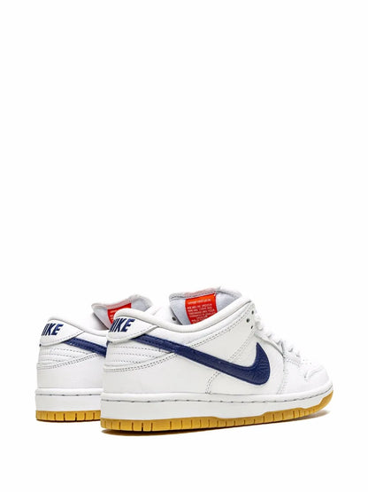 Sb Dunk Low Pro Iso Orange Label White/Navy Sneakers