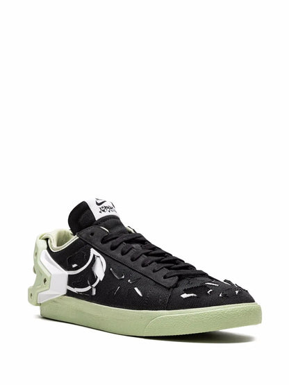 X Acronym Blazer Low Black/Olive Aura Sneakers