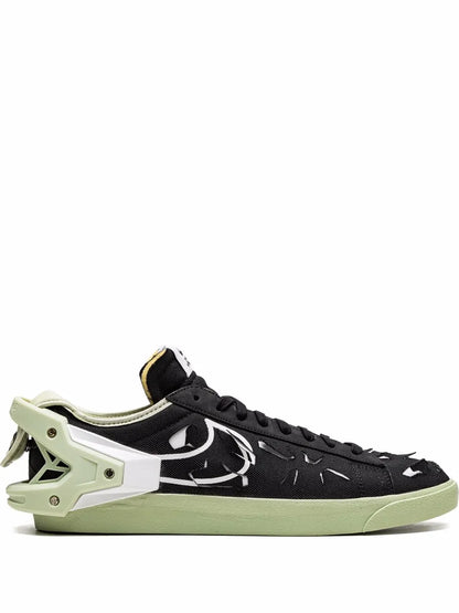 X Acronym Blazer Low Black/Olive Aura Sneakers