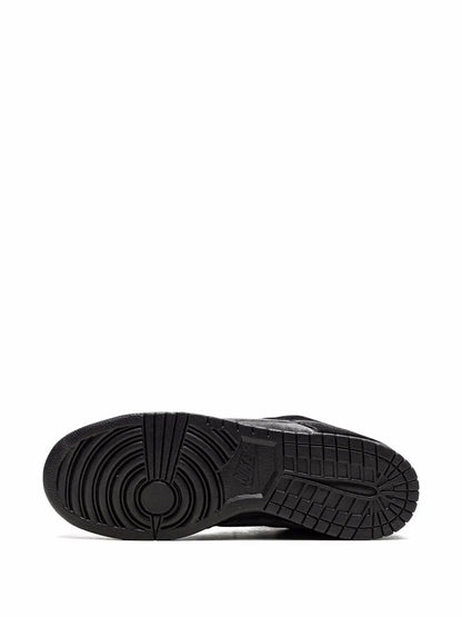 X Dover Street Market Dunk Low Triple Black Velvet Sneakers