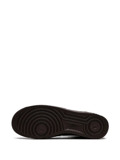 X Supreme Air Force 1 Brown Sneakers