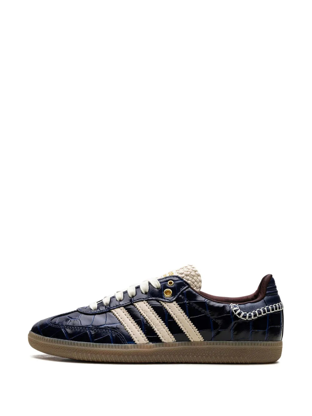 X Wales Bonner Samba Og Navy Croc Sneakers