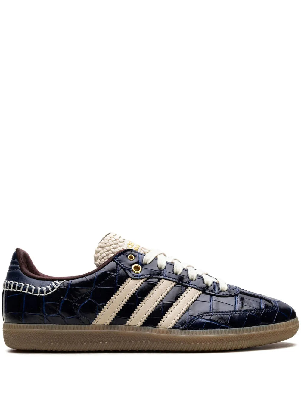 X Wales Bonner Samba Og Navy Croc Sneakers