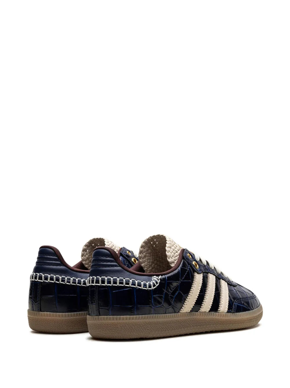 X Wales Bonner Samba Og Navy Croc Sneakers