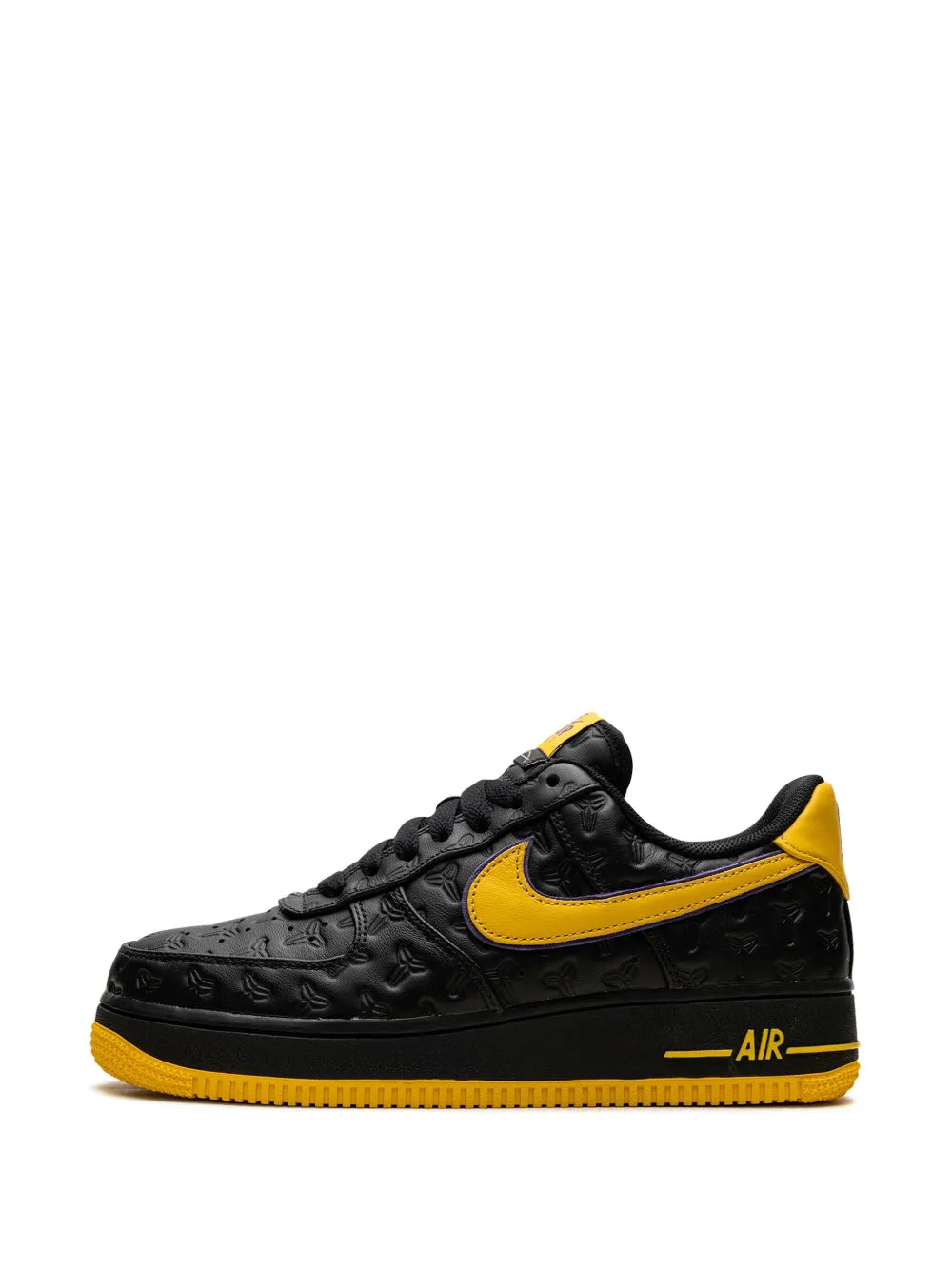 X Kobe Bryant Air Force 1 Low Lakers Away - Black/Varsity Maize/Varsity Purple Sneakers
