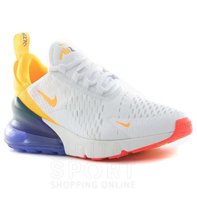 styleora Air Max 270 Shoes White Yellow Blue Orange Red styleora