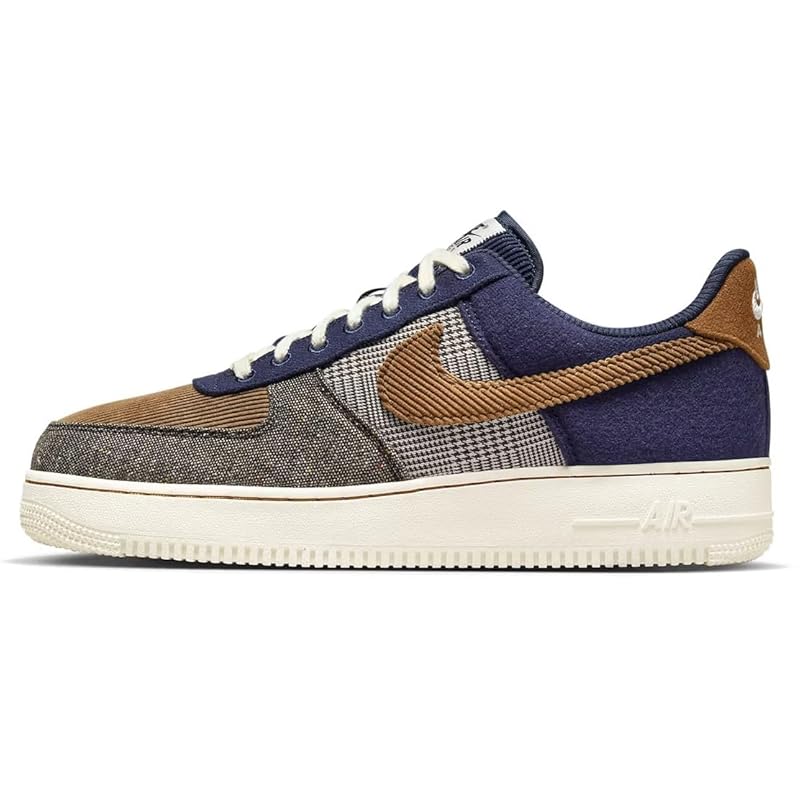 styleora Air Force 1 07 Premium Men's Shoes Midnight Navy Ale Brown styleora