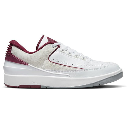 styleora Jordan Men's 2 Retro Low Cherrywood White Cherrywood Red styleora