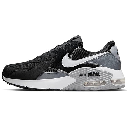 styleora Air Max Excee Men's Sports Low Top Shoes Black White Cool Grey Wolf Grey styleora