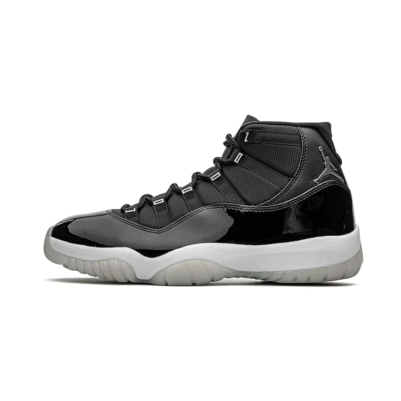 styleora Jordan Men's Air 11 Retro Jubilee 25th Anniversary Gray Black White styleora