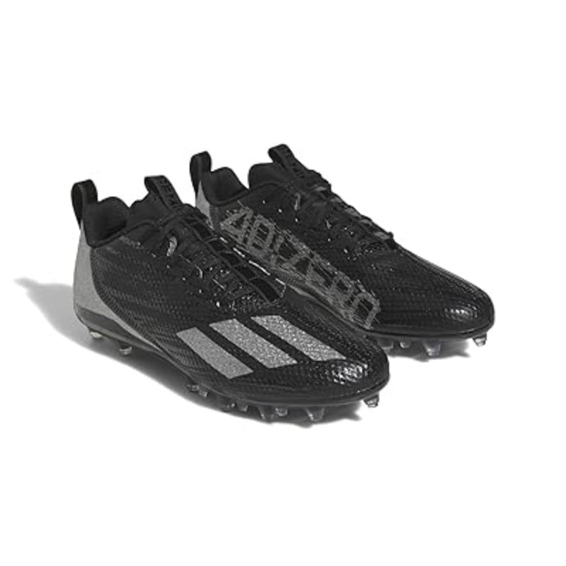 styleora Men's Adizero Spark Football Shoe Black Night Metallic Black styleora