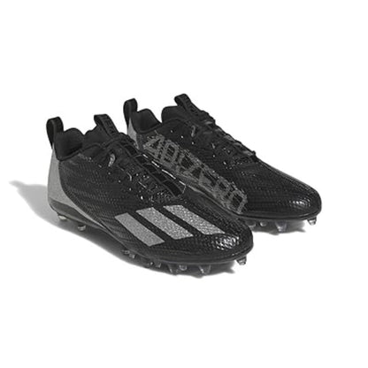 styleora Men's Adizero Spark Football Shoe Black Night Metallic Black styleora