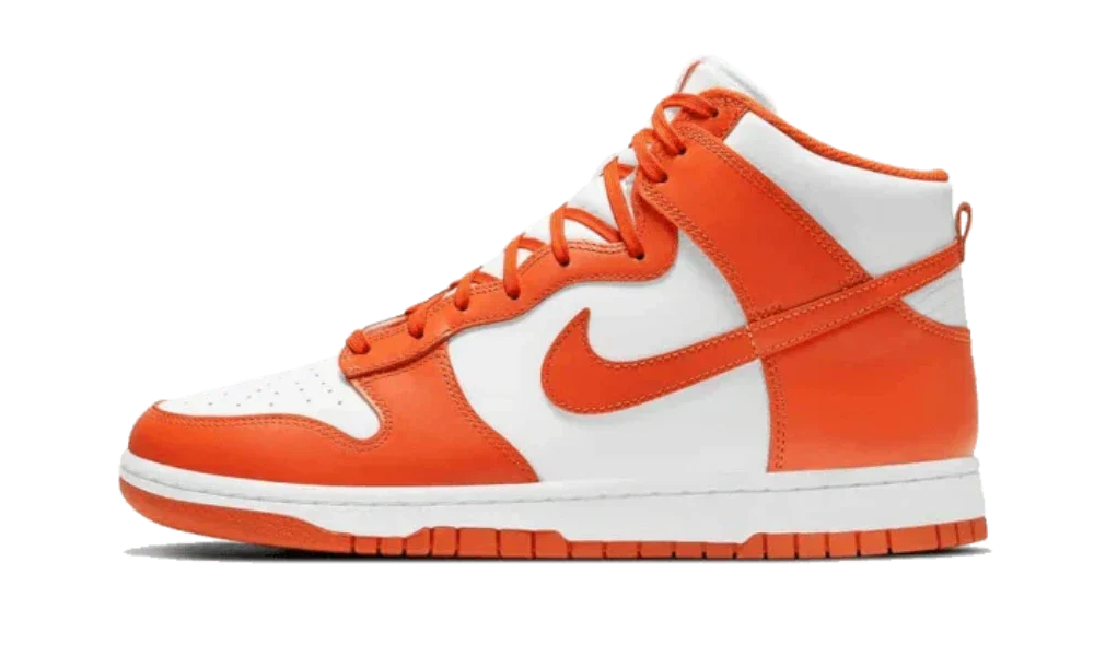 styleora Dunk High Shoes White Orange Blaze styleora