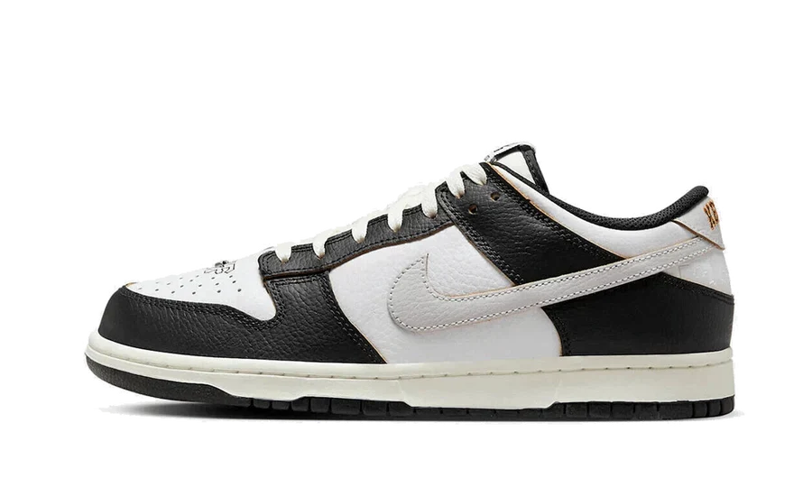 styleora SB Dunk Low Shoes Black White-Orange styleora