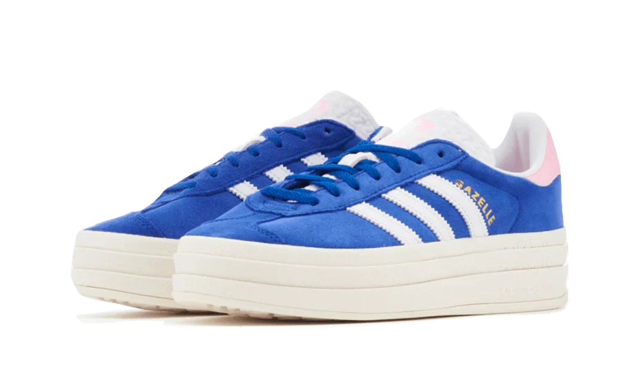styleora Originals Gazelle Bold Shoes Semi Lucid Blue True Pink Core White styleora
