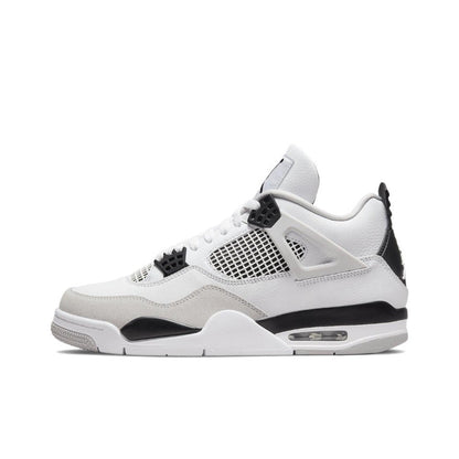styleora Air Jordan 4 Retro Oxidized Shoes White Neutral Grey Black styleora