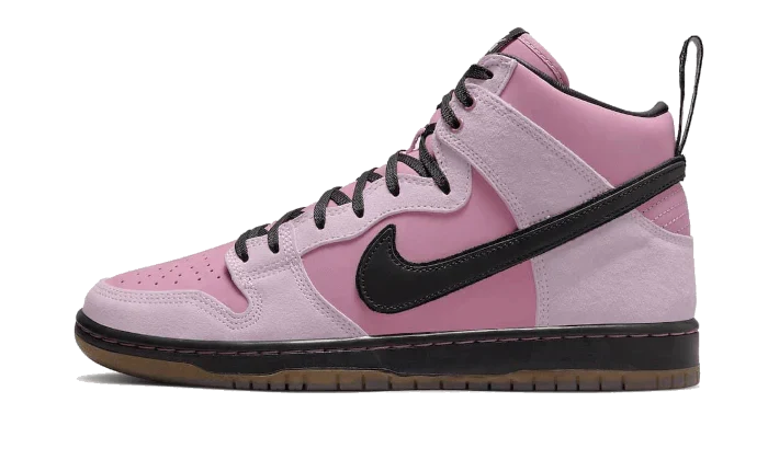 styleora SB Dunk High Shoes Pink Black Pro KCDC styleora