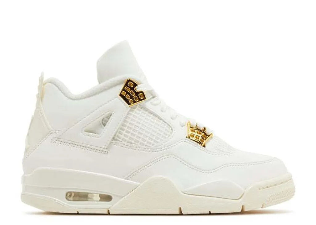 styleora Air Jordan 4 Retro Women's Shoes Metallic Gold styleora