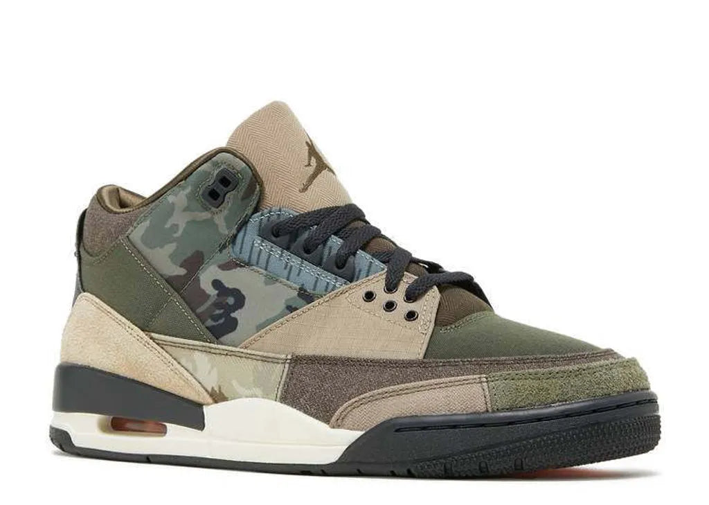 styleora Air Jordan 3 Retro Shoes Multi-Camo styleora